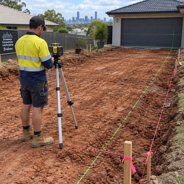 Concrete Driveways - Base Compaction and Formwork Setup in Brisbane
