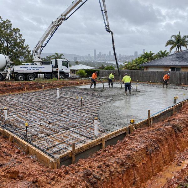Concrete Slabs - Concrete Pour and Screeding in Brisbane