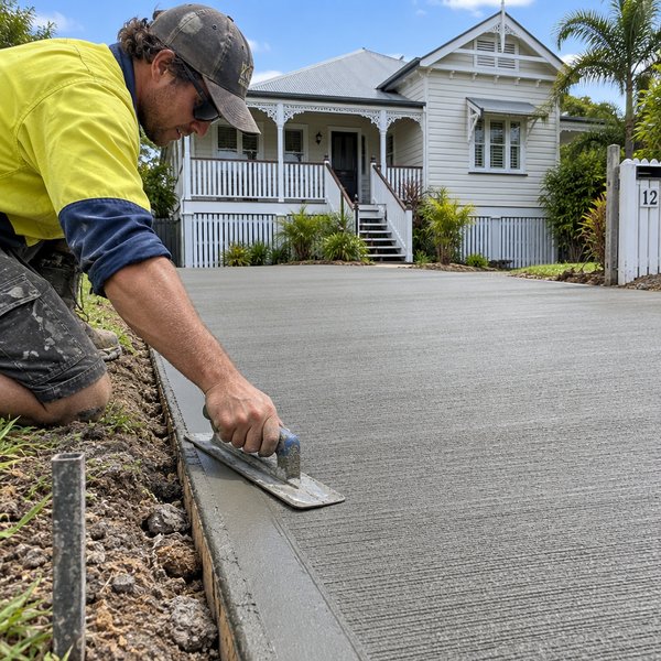 Concrete Driveways - Site Assessment, Levels and Excavation in Brisbane