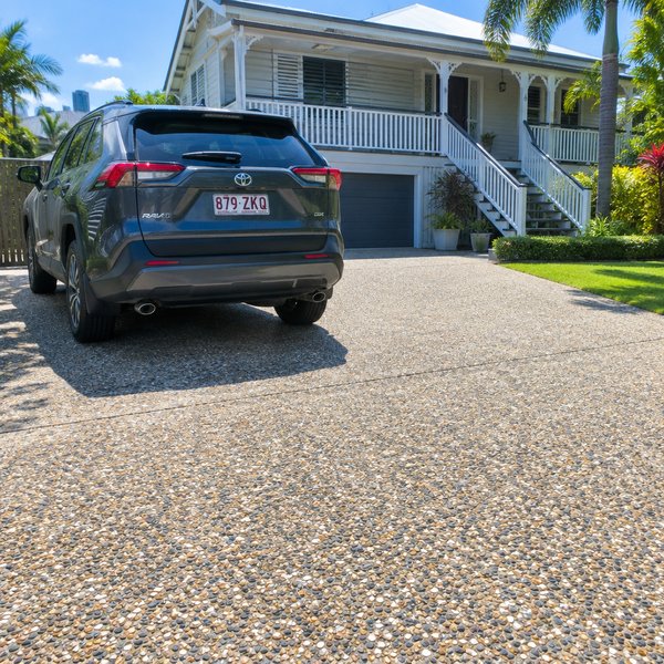 A Surface Built for Brisbane's Sun and Daily Traffic - Exposed Aggregate